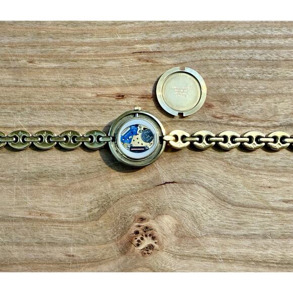 (READ) Gucci Change Bezel 11/12.2 Gold Women's Watch- AS-IS,FOR PARTS ONLY - Picture 9 of 14